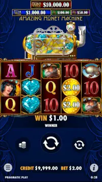 The Amazing Money Machine Slot Screen Shot 2