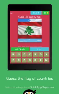 Guess the flag of countries Screen Shot 9