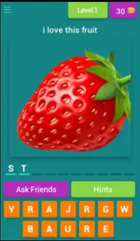 Fruits Quiz For Kids:Food Quiz Screen Shot 0