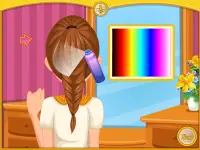 saç modelleri kız oyunları eğitmek Screen Shot 6