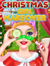 Christmas Girl Makeup Games For Girls Screen Shot 0