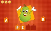 Fruits and vegetables spelling Screen Shot 7