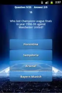 Champions Football League Quiz Screen Shot 1