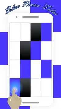 Blue Piano Tiles 2017 Screen Shot 1