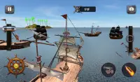 Karibische Meer outlaw Piratenschiff Schlacht 3D Screen Shot 4