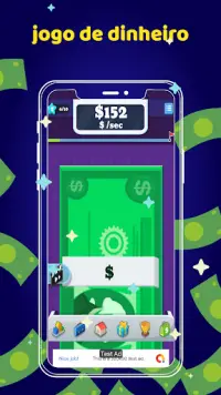 dinheiro jogo - Money Clicker Screen Shot 0