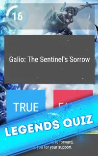 Legends Quiz Screen Shot 1