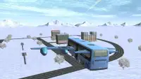 Winter Bus Flying Screen Shot 1