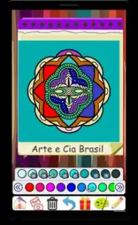 Livro de Colorir Mandalas- Arte e Cia Brasil Screen Shot 1