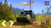 軍 タンク シミュレーター 2020 - 未舗装道路 タンク ゲーム 2020 Screen Shot 3