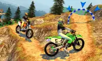 オフロードモトバイクレーシングゲーム Screen Shot 3