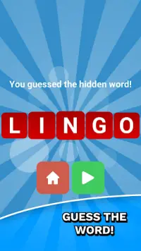 Lingo word game Screen Shot 0