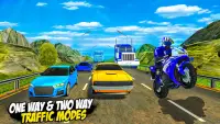 Moto Rider Highway Traffic Screen Shot 2