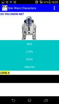 Star Wars Quiz Screen Shot 3