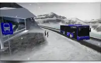 снег автобус Водитель Screen Shot 2