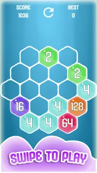 2048 Hexa Number Merge Puzzle Screen Shot 1