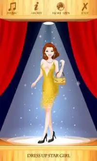 Dress Up Star Girl Screen Shot 1