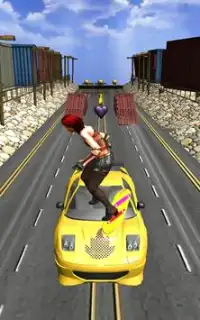 Street Skateboard Skater Bus Rush Screen Shot 13