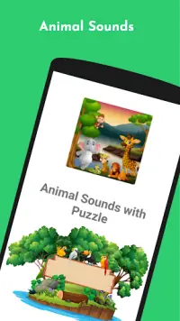 Animal Sounds and Puzzles Screen Shot 1