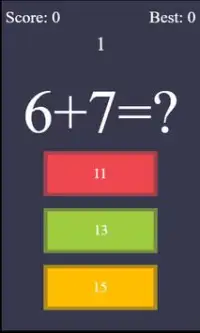 Crazy Math Game Screen Shot 1