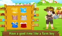 boerderijdieren verzorgen - verkleedspellen Screen Shot 3