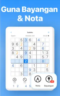 Sudoku - teka-teki otak Screen Shot 6