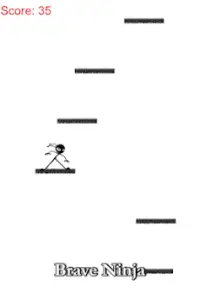 Amazing stickman ninja jump Screen Shot 0