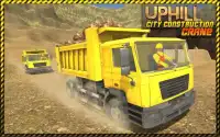 Uphill City Construction Crane : Road Builder 3D Screen Shot 11