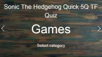 Sonic The Hedgehog Quiz Screen Shot 0