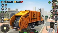 City Trash Truck Driving Games Screen Shot 3