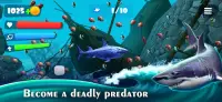 Симулятор Голодной Акулы 3D - монстр на охоте Screen Shot 0