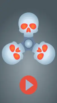 Skull Fidget Spinner Simulator Screen Shot 1