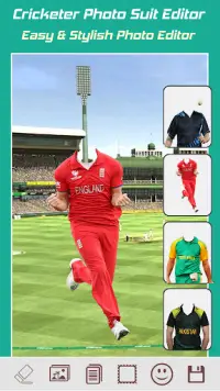 Cricket Photo Suit Screen Shot 0