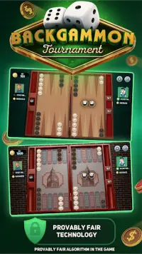 Backgammon Tournament Screen Shot 0