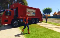 Superheroes Garbage Truck Drive 2018 Screen Shot 4