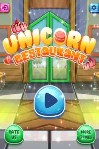 Unicorn Donut Maker Café - Trò chơi nấu ăn Screen Shot 3