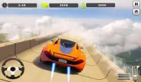 Mega ramp car stunts 2018 - Impossible ramp racing Screen Shot 10