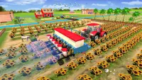محاكاة الزراعة الحديثة للجرارات: ألعاب دراس Screen Shot 0