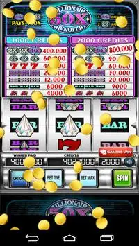 Millionaire 50x Slot Machine Screen Shot 1