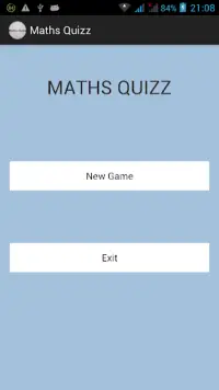 Maths Quizz Screen Shot 0
