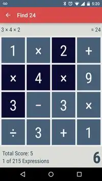 Math Exprt - Math Puzzle Game Screen Shot 2