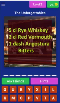 Cocktail Quiz (Bartender Game) Screen Shot 1