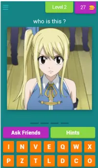 Fairy Tail Anime Quiz Screen Shot 2