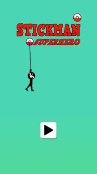 Stickman Superhero Screen Shot 0