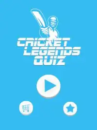 Cricket Legends Quiz Screen Shot 0