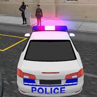 سائق مجنون سيارة شرطة 3D