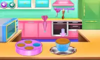 लड़कियों के लिए पाक कला केक खेल Screen Shot 2