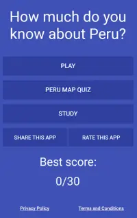 Peru Quiz Screen Shot 0