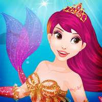 Mermaid Princess Dress Up - Spa, Makeup Salon Game