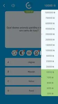 Milionário Português 2020: Quiz, Brain, Word Game Screen Shot 3